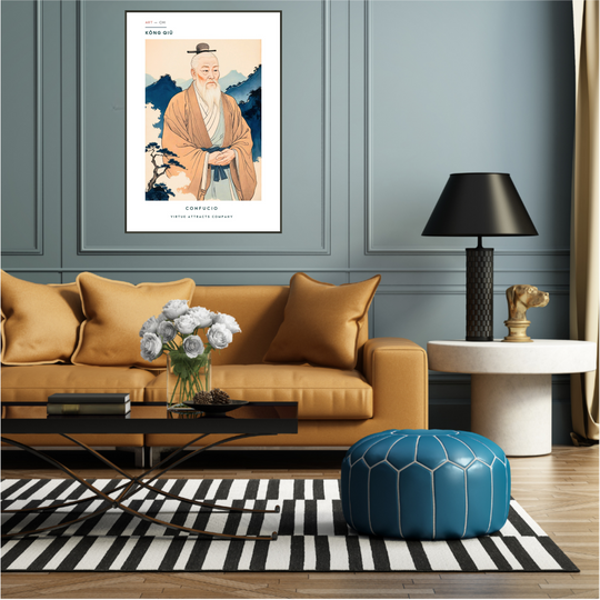 Feng Shui Confucius Print | Traditional Chinese Print