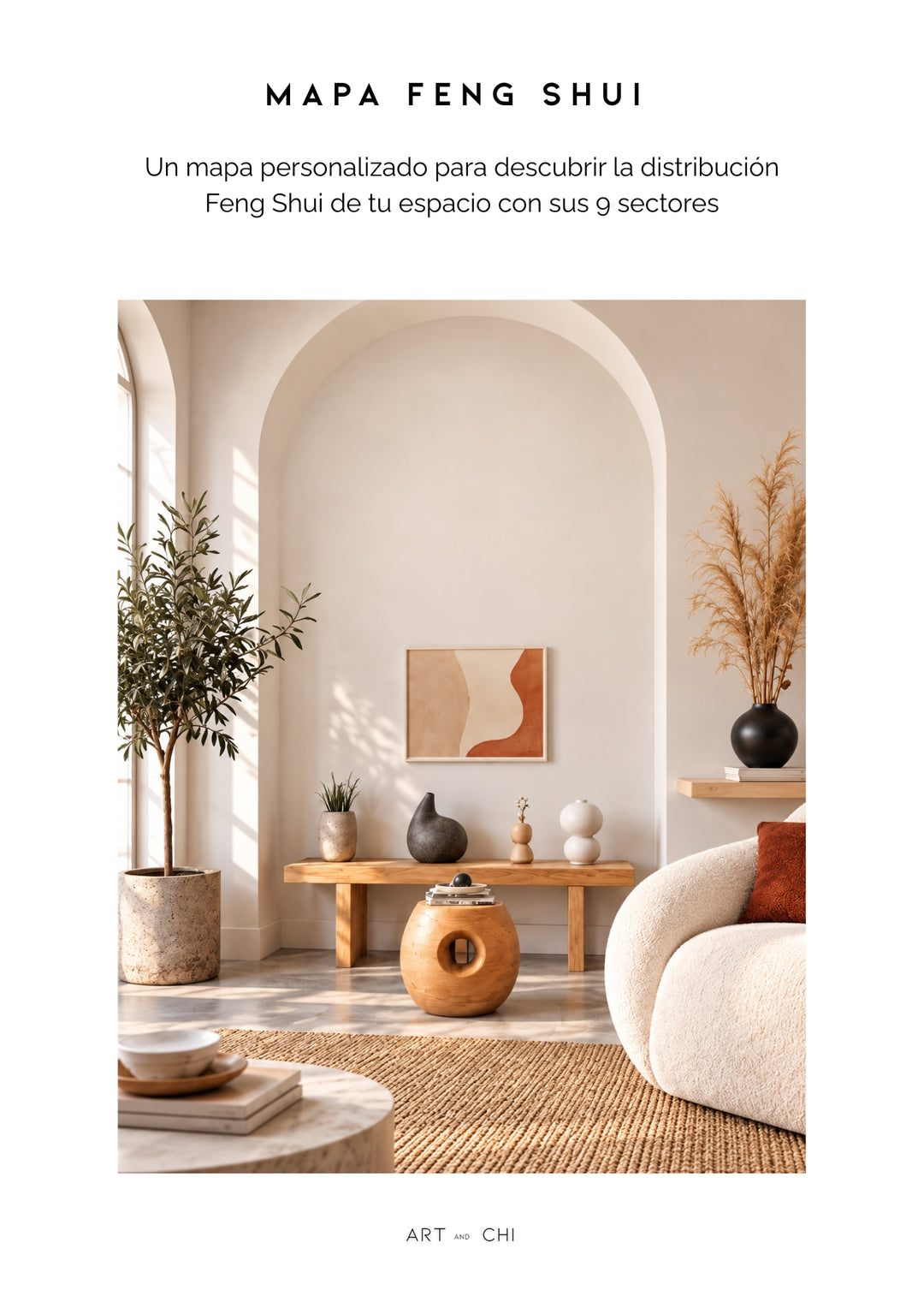 Mapa Feng Shui personalizado de vivienda  o local con 9 sectores – Art and Chi