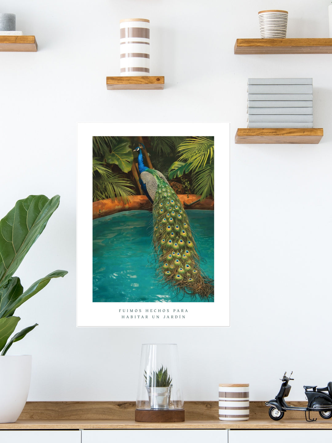 Peacock Print | Photorealistic Style